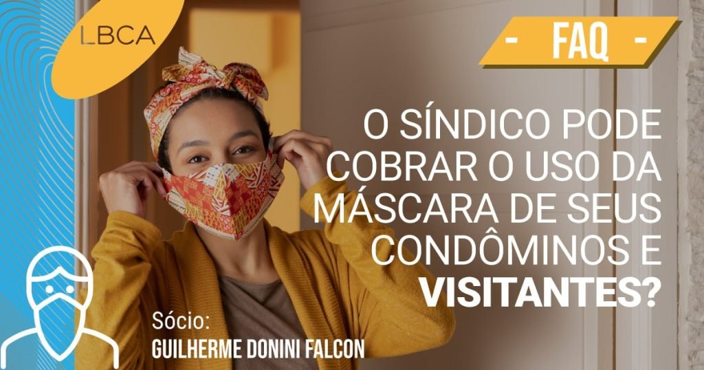 Uso da máscara pode ser cobrado por síndicos?